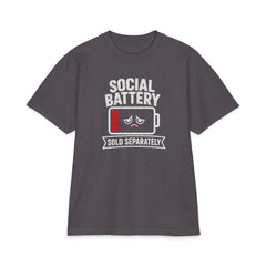 Social Battery Sold Separately - Premium Shakawear T-Shirt