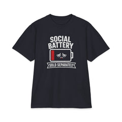 Social Battery Sold Separately - Premium Shakawear T-Shirt
