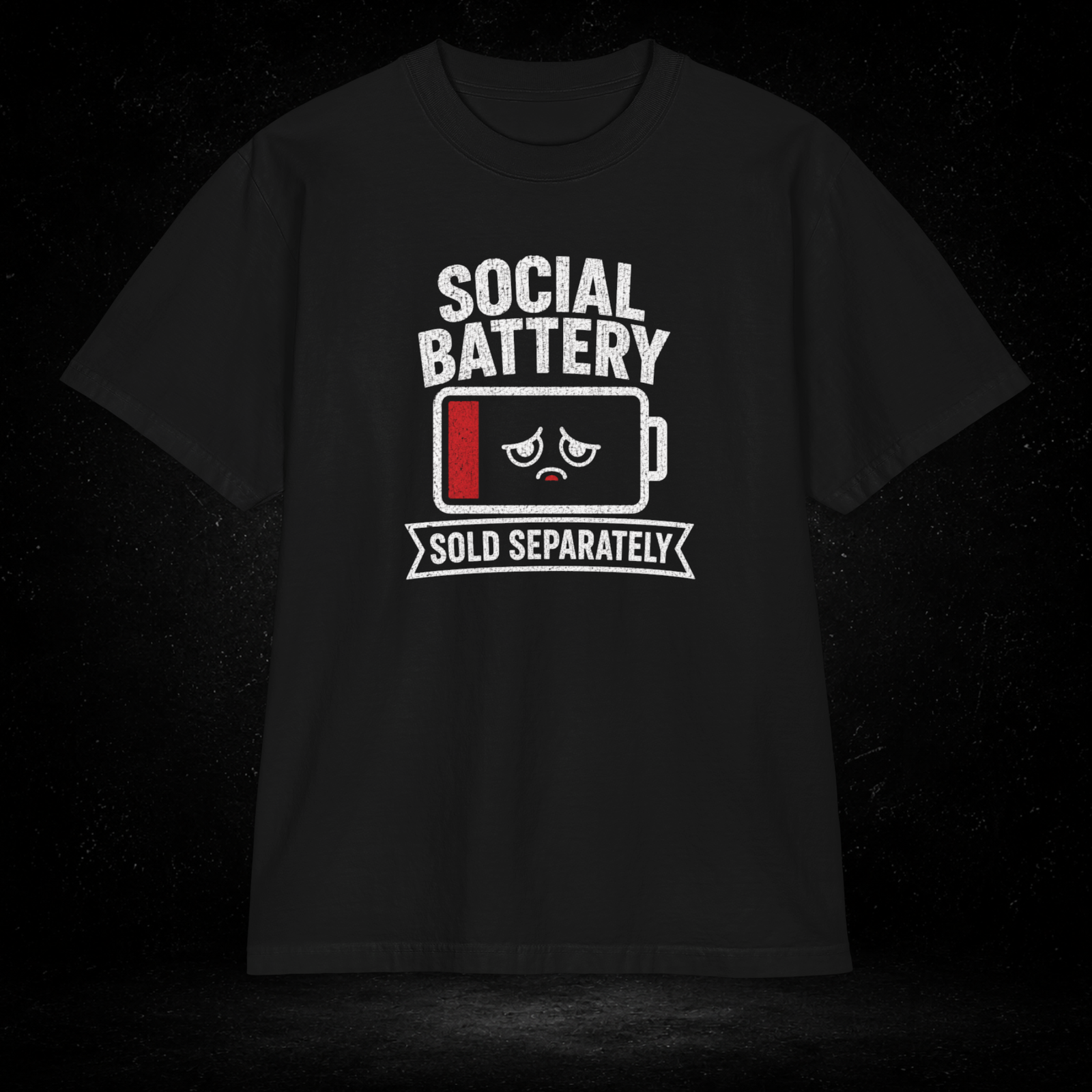 Social Battery Sold Separately - Premium Shakawear T-Shirt