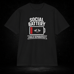 Social Battery Sold Separately - Premium Shakawear T-Shirt